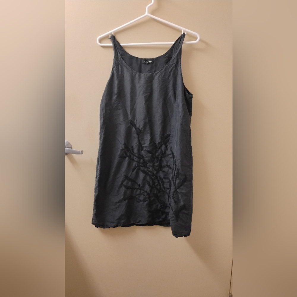 Eileen Fisher Womens Lined Silk Mini Dress Sz XS